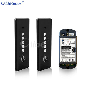 Smart Wireless Slim Push Switch M202G, Automatic Door Press Button Work with Tuya Smart APP