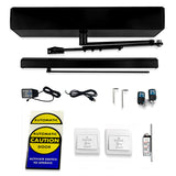 Olide-120B Commercial Swing Door Auto Opener, ADA Automatic Swing Operator with Exit Button and Fail Safety Electric Strike