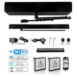 olide smart automatic handicap door opener with 510 disabled push button and safety sensor