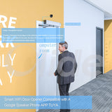 smart electric swing door opener with AI motion sensor