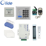 Magnetic lock with push button access keypad kit