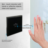 Smart Wireless Access Control System Kit with 400lb Holding Force Magnetic Lock Hand Sensor Switch and Remote Control