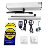 Olidesmart Automatic Elevator Swing Door Opener Black Color, Handicap Door Closer with 2pcs Push Button RCM Compliance