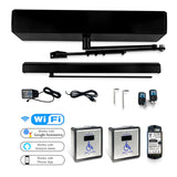 Low Energy ADA Handicap Door Opener, Pair with 2pcs Wireless/Wired Touchless Activation Swtiches