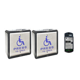 Olidesmart OS-510 WiFi Wireless&Wired Handicapped Push Switch For Automatic Door, Work with Phone APP and Alexa