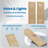 M238M wave to open switch set for washroom