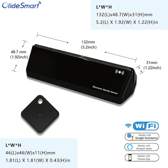 Olide-504W/M701W Smart Pet Collar Sensor and Receiver for Automatic Door System