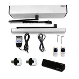 Olide-120B Smart Automatic Door Opener for Robots, Sense to Open Electric Pet Swing Door with Pet Sensor Tag