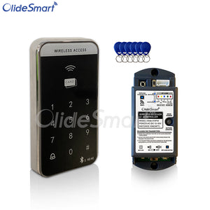 Olidesmart WiFi Wireless Card Reader, Fingerprint Kaypad For Automatic Door System, Phone App Control Access Keypad
