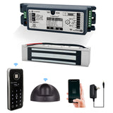 Access control system with wireless fingerprint keypad