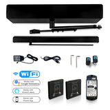 black automatic swing door opener with touch switch