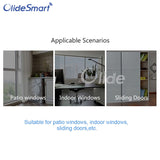 No-Drill Smart Sliding Window Opener, Remote/Alexa/App Control Automatic Sliding Door Opener, Anti-Theft Alarm