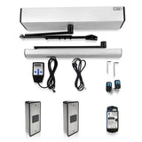 wireless smart electric swing door opener with slim touchless switch