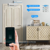 WiFi Smart Wireless Dual Swing Door Opener with Touchless Button, Phone App Control Electric Door Operator