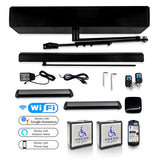 Smart Electric Handicap Door Operator with Wireless Handicap Push Button, App Control Swing Door Opener with Safety Sensor