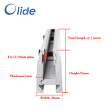 long glass clamp for automatic glass sliding door