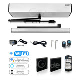 WiFi Smart Non-contact Electric Swing Door Opener with Wireless Square Touchless Sensor Switch