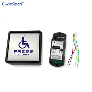 Olidesmart OS-510 WiFi Wireless&Wired Handicapped Push Switch For Automatic Door, Work with Phone APP