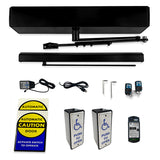 Olidesmart Automatic Swing Door Operator with Slim Wireless/Wired Handicap Push Button