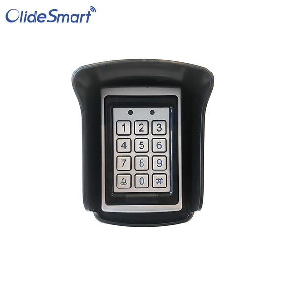 Waterproof Access Keypad DC 12V, Password IC Card Reader Work with Automatic Door System