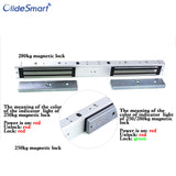 Double Door Magnetic Lock DC12-24V, Max 250kg/280kg Door Weight