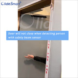 olidesmart swing door opener work with safety sensor