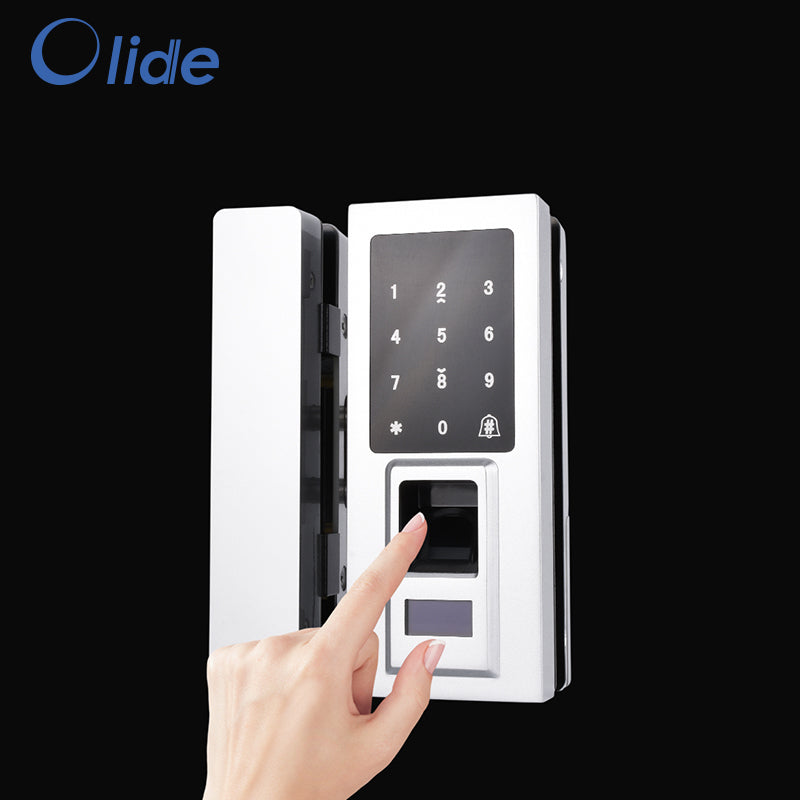 Electronic Smart Fingerprint Glass Door Lock Bluetooth App Control For Single & Double Doors Secure Home Office Access From Ddmyaug, $100.38