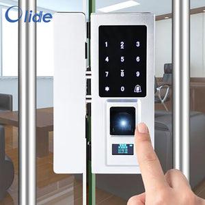 fingerprint lock for automatic sliding glass door