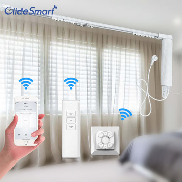 Olide Wifi Smart Curtain Motor Tracking Sytsem Alexa Echo Google