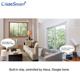 olidesmart window slider google home and amazon alexa control