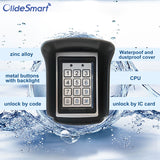 Waterproof Access Keypad DC 12V, Password IC Card Reader Work with Automatic Door System