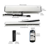 Smart Motorized Door Opener with 2pcs Wireless Slim Hand Press Switches