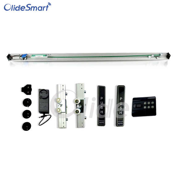 olidesmart casa3 automatic frameless sliding door opener residential