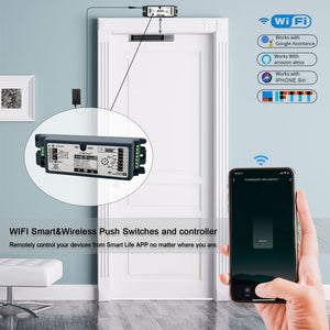Smart  2.4G WIFI and Wireless Access Control System Power OS210WN, Work With Tuyasmart APP, Alexa and Google