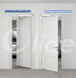 Olide Automatic Handicap Door Operator with Toilet Push Switches, Commercial Swing Door Opener for Disabled