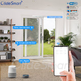 olide smart voice control residential sliding door opener